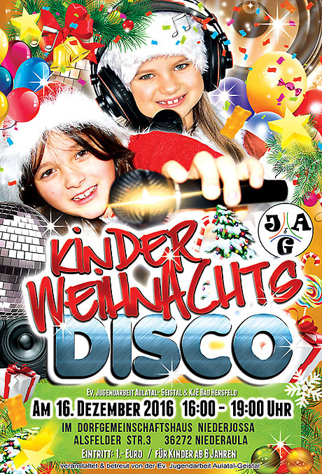 Weihnachtsdisco niederjossa